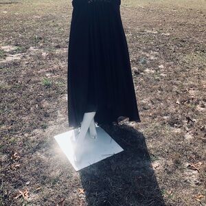 Delicious Chocolate Brown David’s Bridal Gown S18 Maxi Sleeveless Lined Tulle